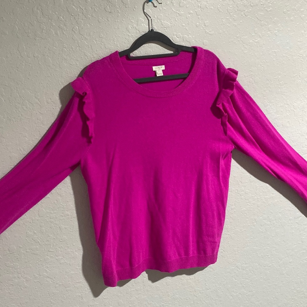 J. Crew pink sweater